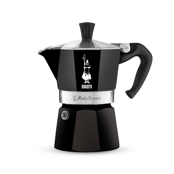 Гейзерна кавоварка Bialetti Moka Express на 3 чашки (чорна) 0000001011 фото