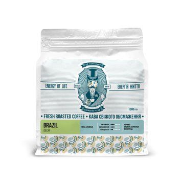 100% арабіка (без кофеїну)  BRAZIL DECAF 0000001017 фото